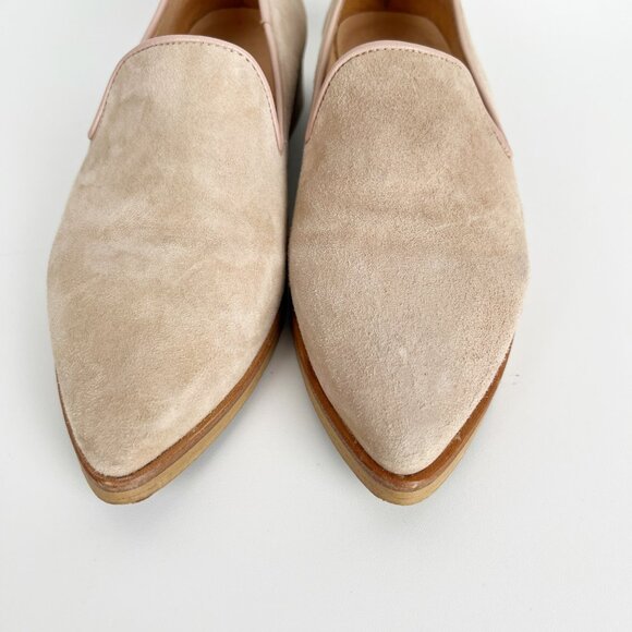 Elegant Beige Suede Loafers for Women - Picture 2 of 7